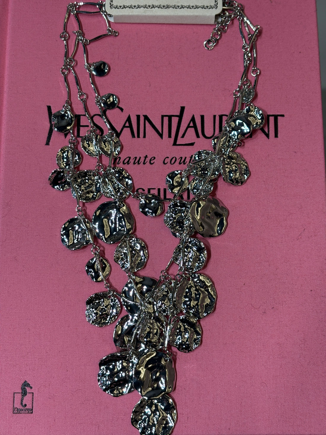 Collana Medaglie Argentate a cascata - R.a. Boutique
