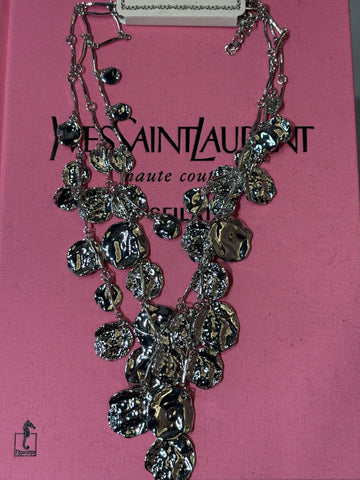 Collana Medaglie Argentate a cascata - R.a. Boutique