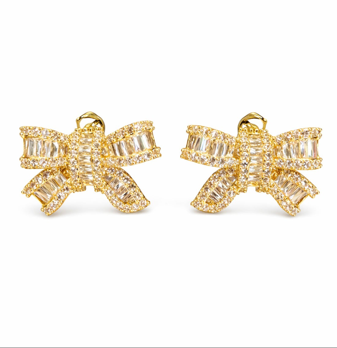Orecchini Fiocco Luce Dorati - R.a. Boutique