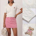 Maglia Teddy a trecce - R.a. Boutique