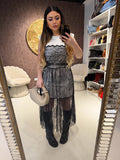 Abito lace elegance con cintura - R.a. Boutique