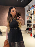Abito lace elegance con cintura - R.a. Boutique