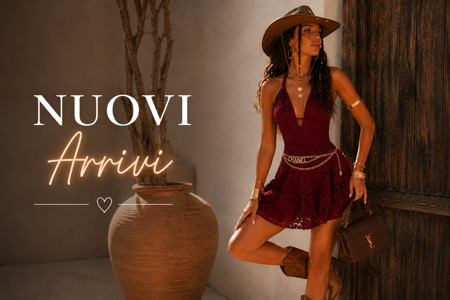 Nuovi arrivi RA Boutique - abito bordeaux