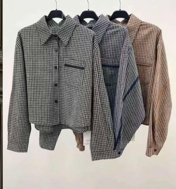 Camicia Check Marrone - R.a. Boutique