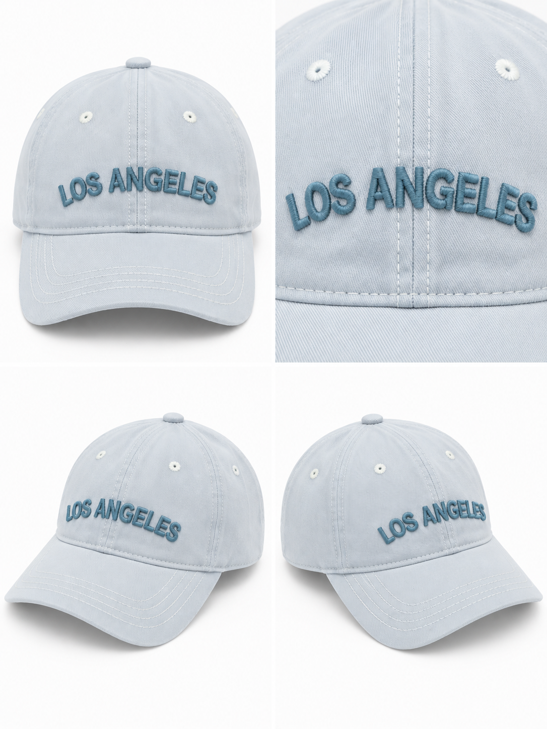 Cappello Baseball Azzurro Chiaro Los Angeles - R.a. Boutique