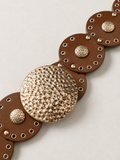 Cintura Boho Metal Marrone - dettaglio