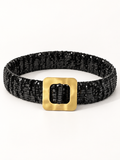 Cintura con Brillantini Nera - studio