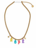 Collana Gold con Charms Colorati - R.a. Boutique