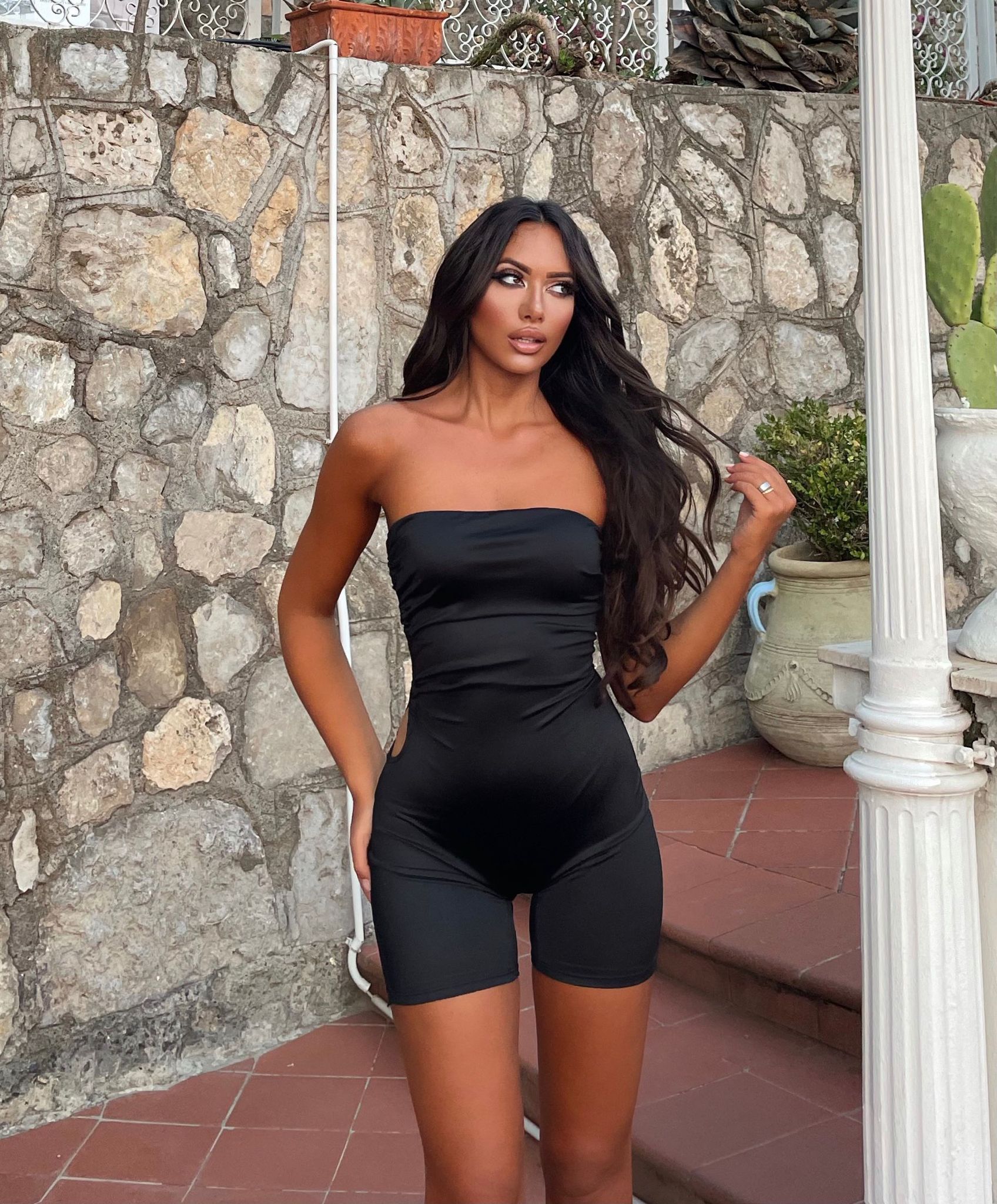 Tutina con cerchi laterali - R.a. Boutique 