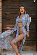 Kimono etnico dettagli oro - R.a. Boutique 