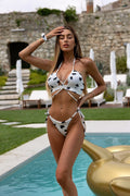 Bikini Bianco e Nero tre pezzi - R.a. Boutique 