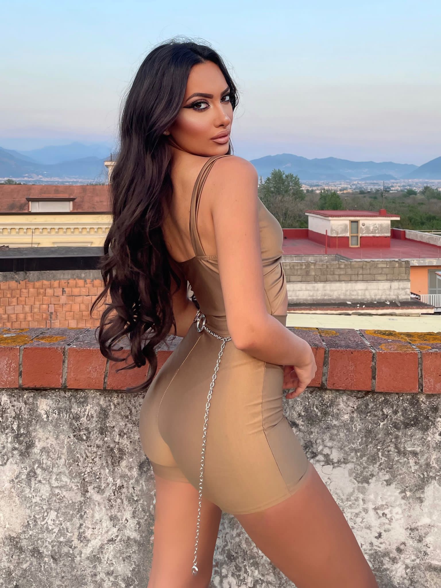 Tutina nude con nodo - R.a. Boutique 