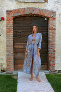 Kimono etnico dettagli oro - R.a. Boutique 