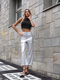 Pantalone argento - R.a. Boutique 