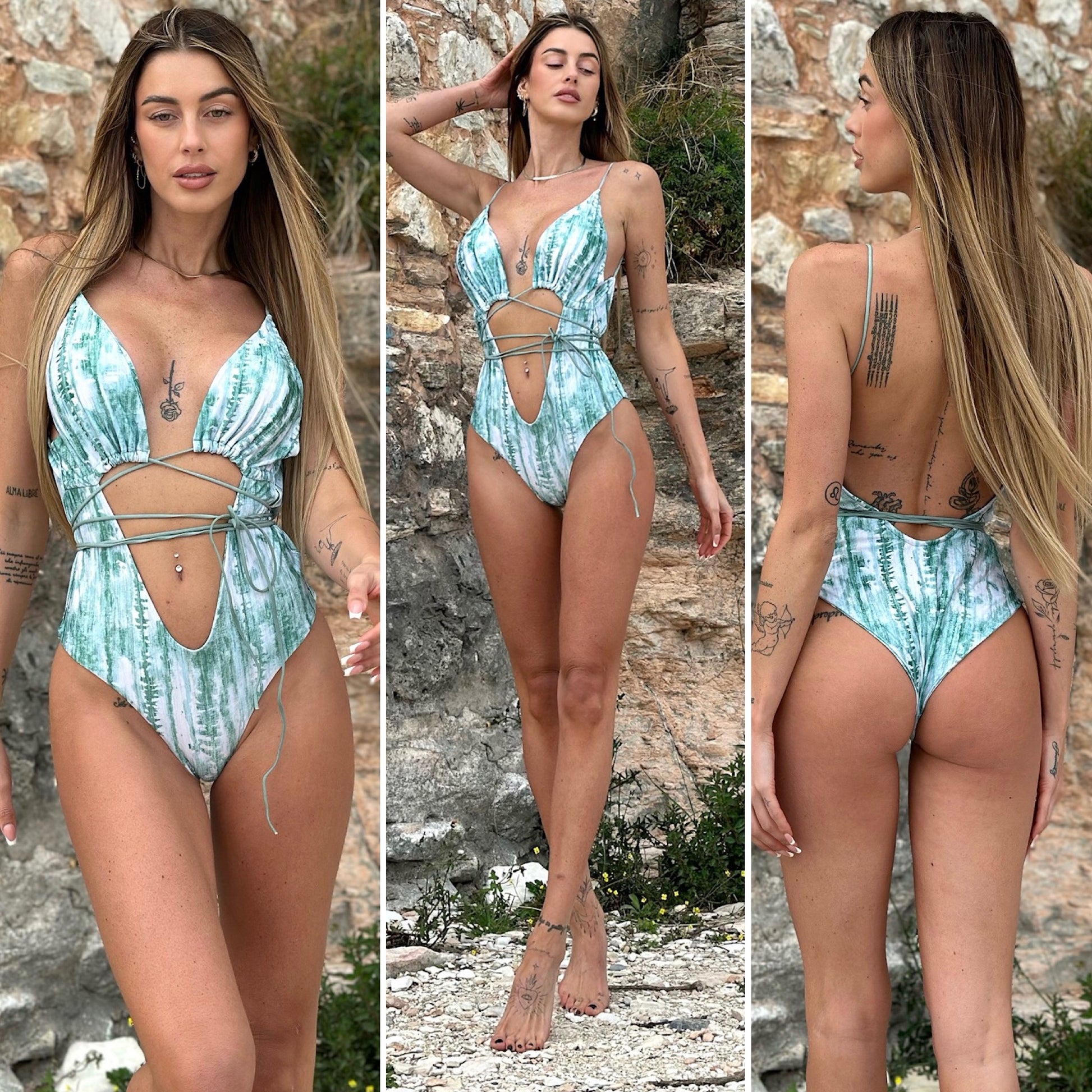 Body intero Verdeacqua - R.a. Boutique 