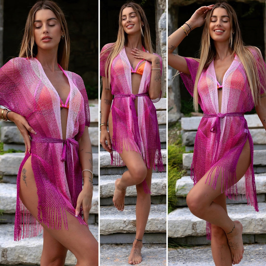 Pareo rosa Fuxia - R.a. Boutique 