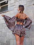 Completo top e short animalier - R.a. Boutique 