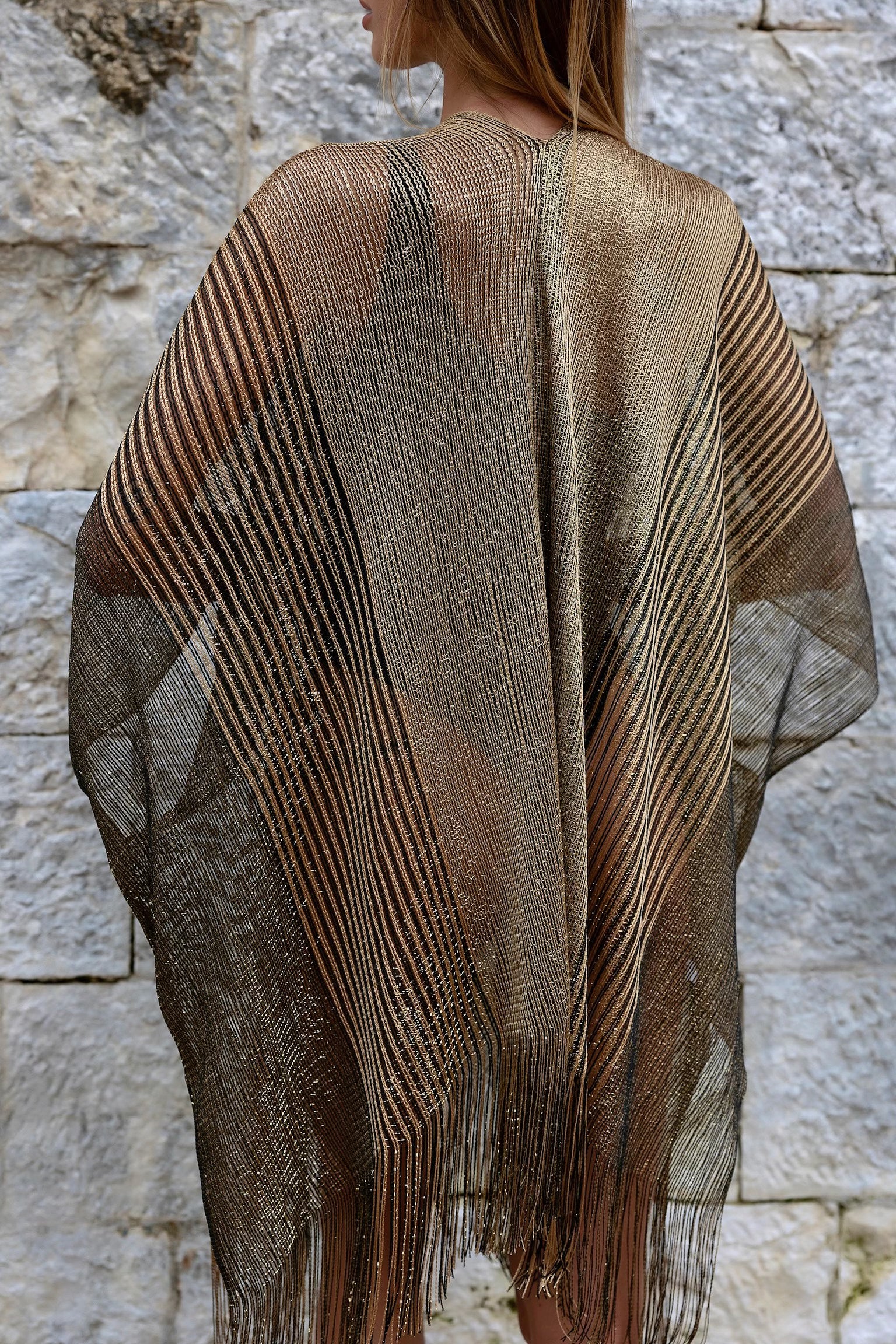 Pareo gold Black - R.a. Boutique 