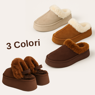 Mocassino Invernale con Zeppa e laccetto dietro - R.a. Boutique