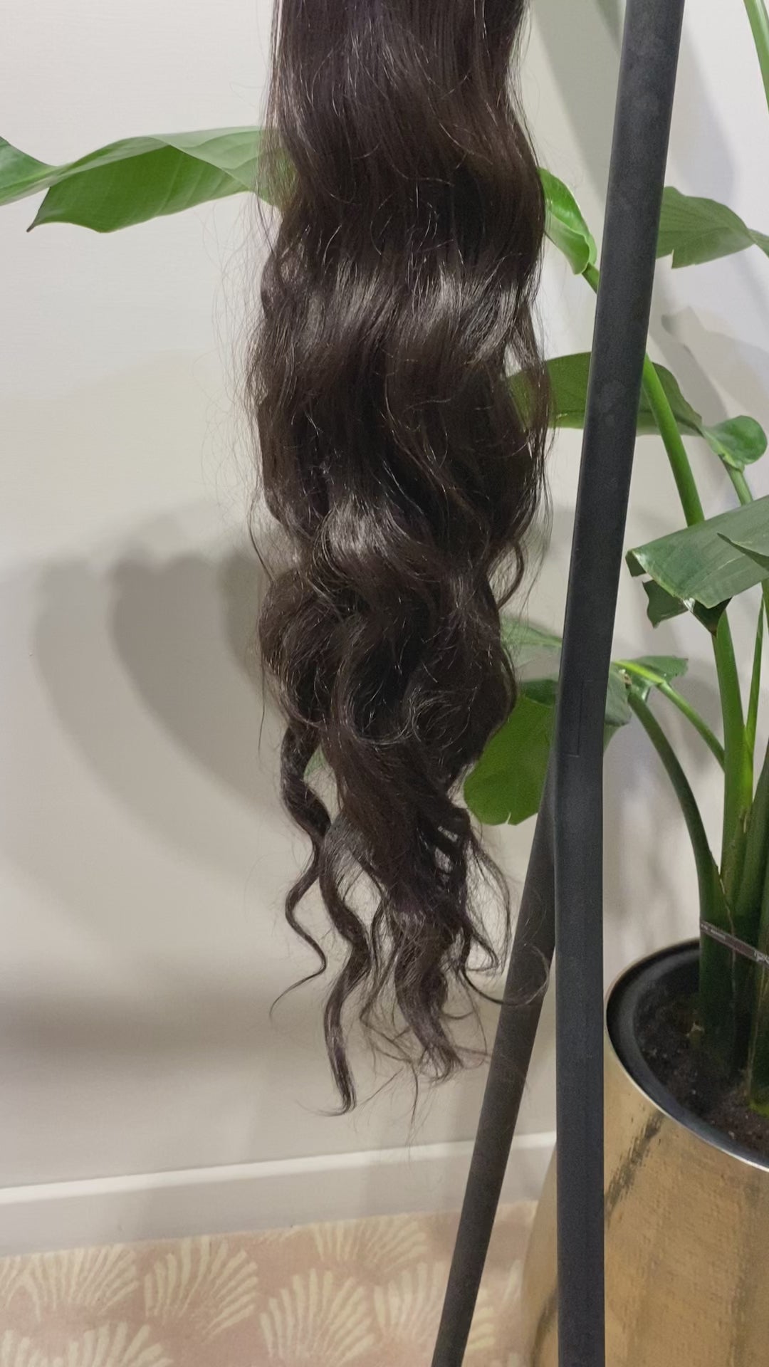 Coda mossa con Coulisse Castano Scuro MQ - R.a. Boutique