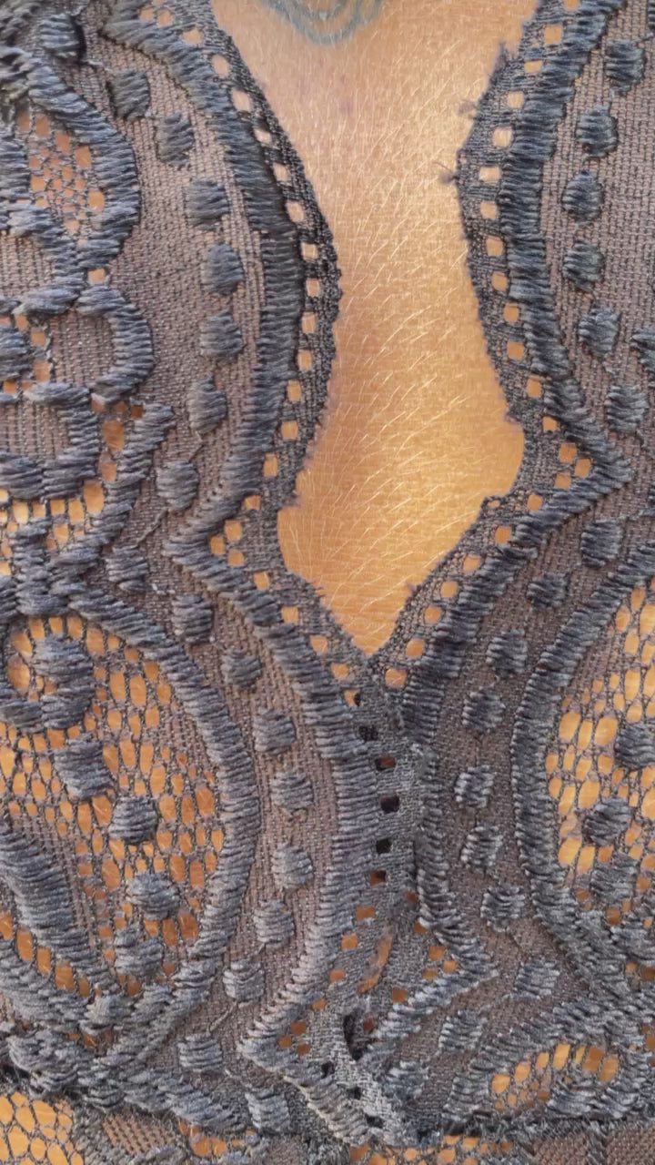 Body nero in pizzo - R.a. Boutique