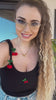 Top nero ciliegie - R.a. Boutique