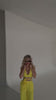 Set tre pezzi camicia top e pantalone giallo - R.a. Boutique