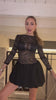 Abito nero con corpino in pizzo - R.a. Boutique