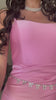 Abito a sirena con push up e incrocio rosa bubble - R.a. Boutique