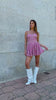 Abito con fiorellini glicine - R.a. Boutique