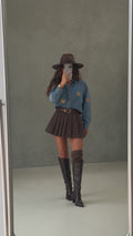 Camicia Denim Teddy Bow - R.a. Boutique