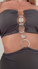 Abito a fascia con dettaglio gioiello - R.a. Boutique