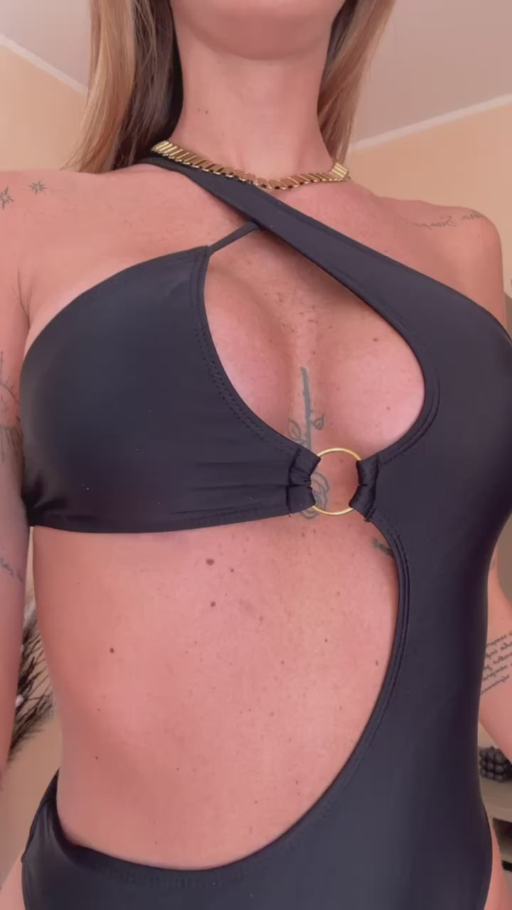 Body monospalla con anello - R.a. Boutique