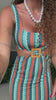 Abito zig zag arancio - R.a. Boutique
