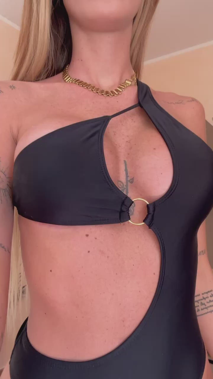 Body monospalla con anello - R.a. Boutique