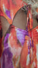 Abito asimmetrico arancio viola - R.a. Boutique