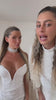 Abito bianco con paillettes - R.a. Boutique