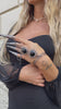 Abito nero maniche velate (White Rabbit) - R.a. Boutique
