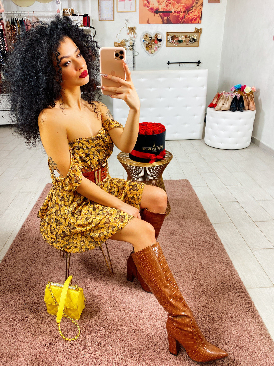 Abito a fiorellini leggero - R.a. Boutique 