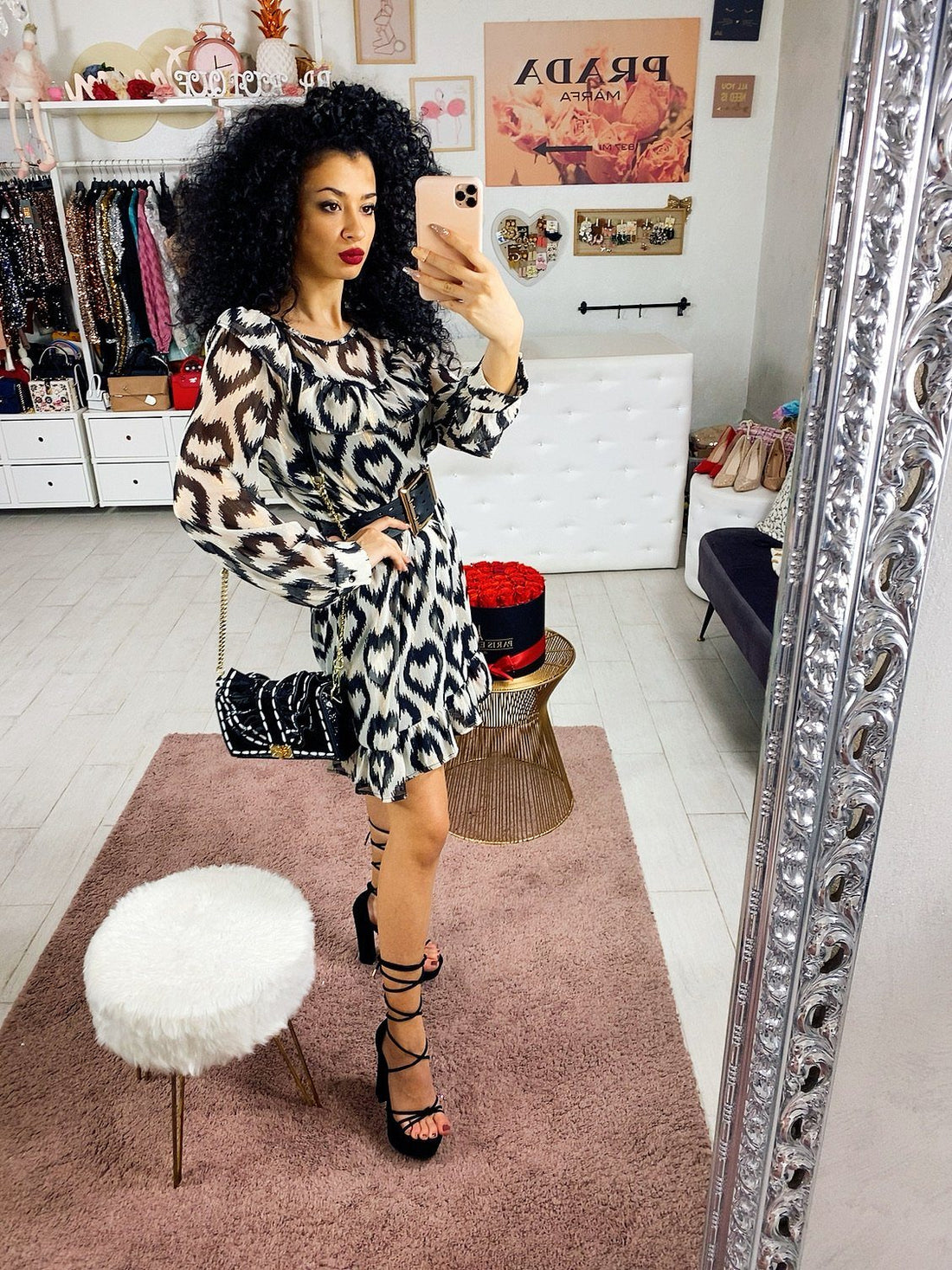 Abito a maxi cuoricini - R.a. Boutique 