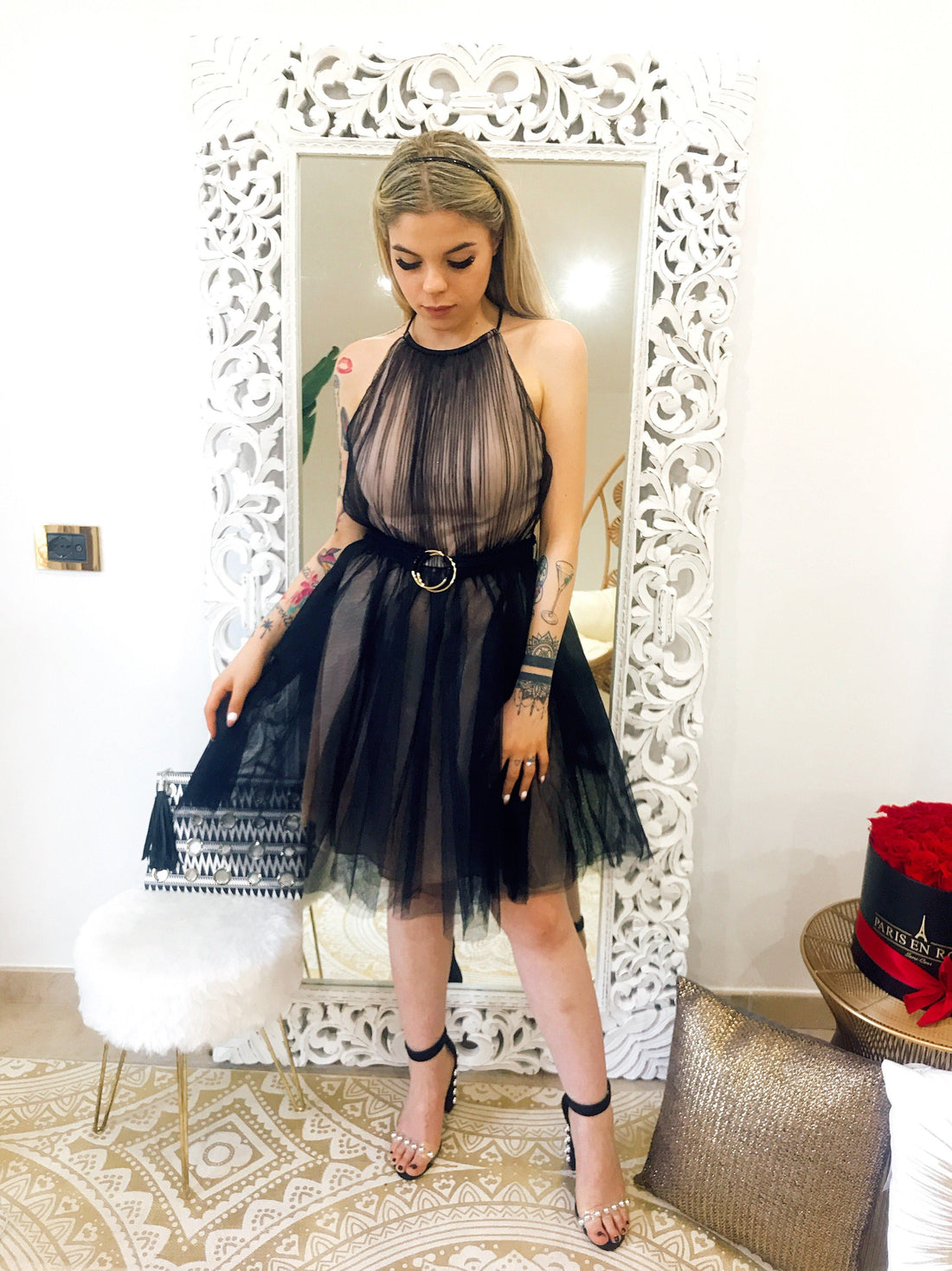 Abito da cerimonia Corto in tulle - R.a. Boutique 