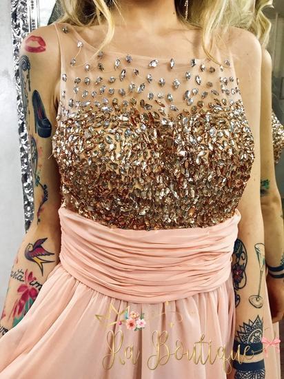 Abito da Cerimonia Corto pesca - R.a. Boutique 