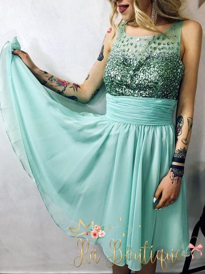 Abito da cerimonia Corto tiffany - R.a. Boutique 