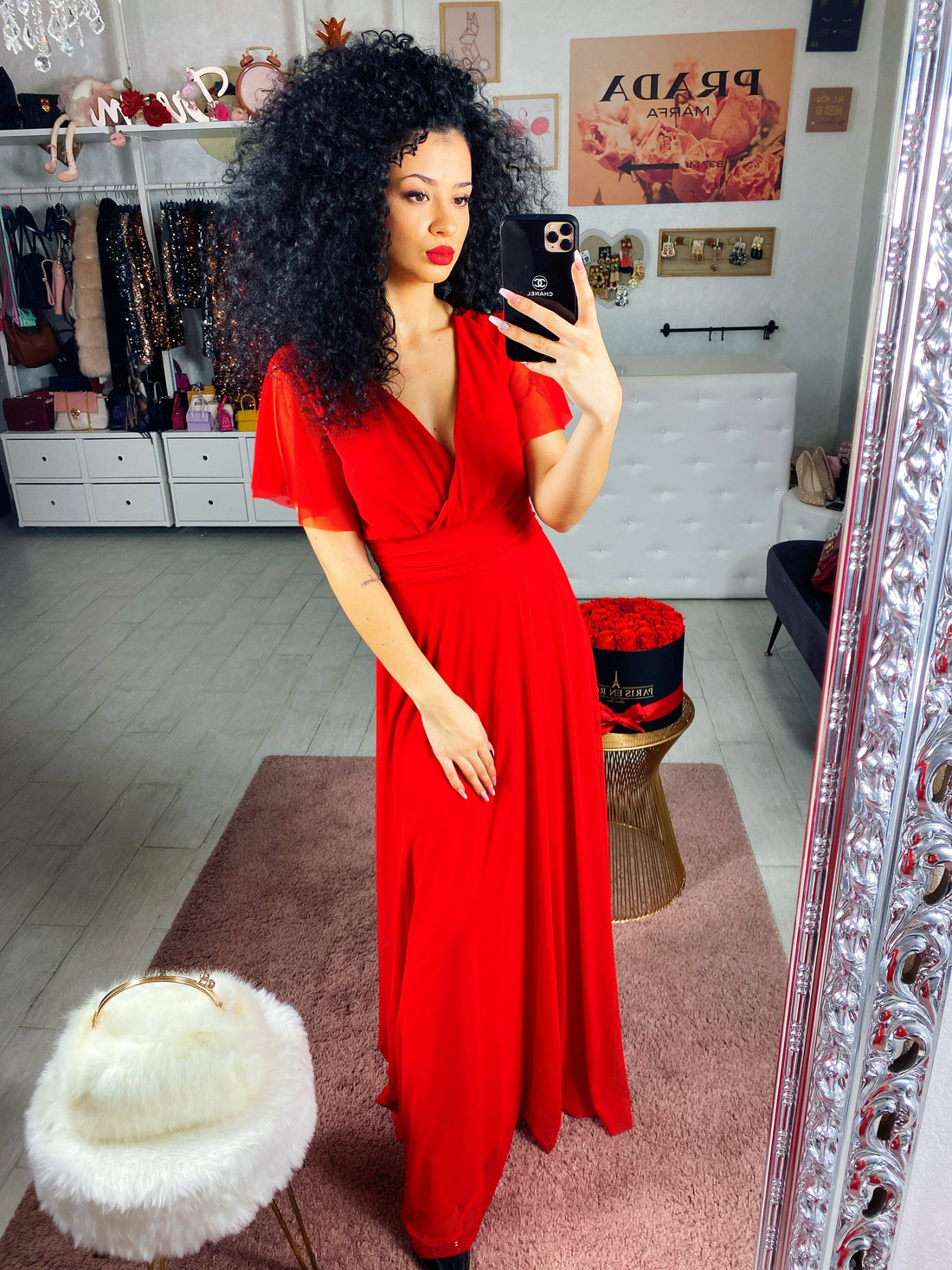 Abito evento rosso - R.a. Boutique 