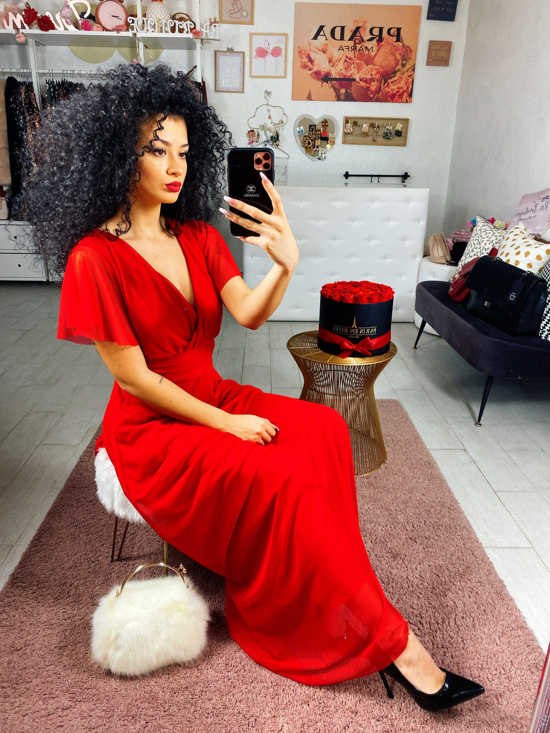 Abito evento rosso - R.a. Boutique 