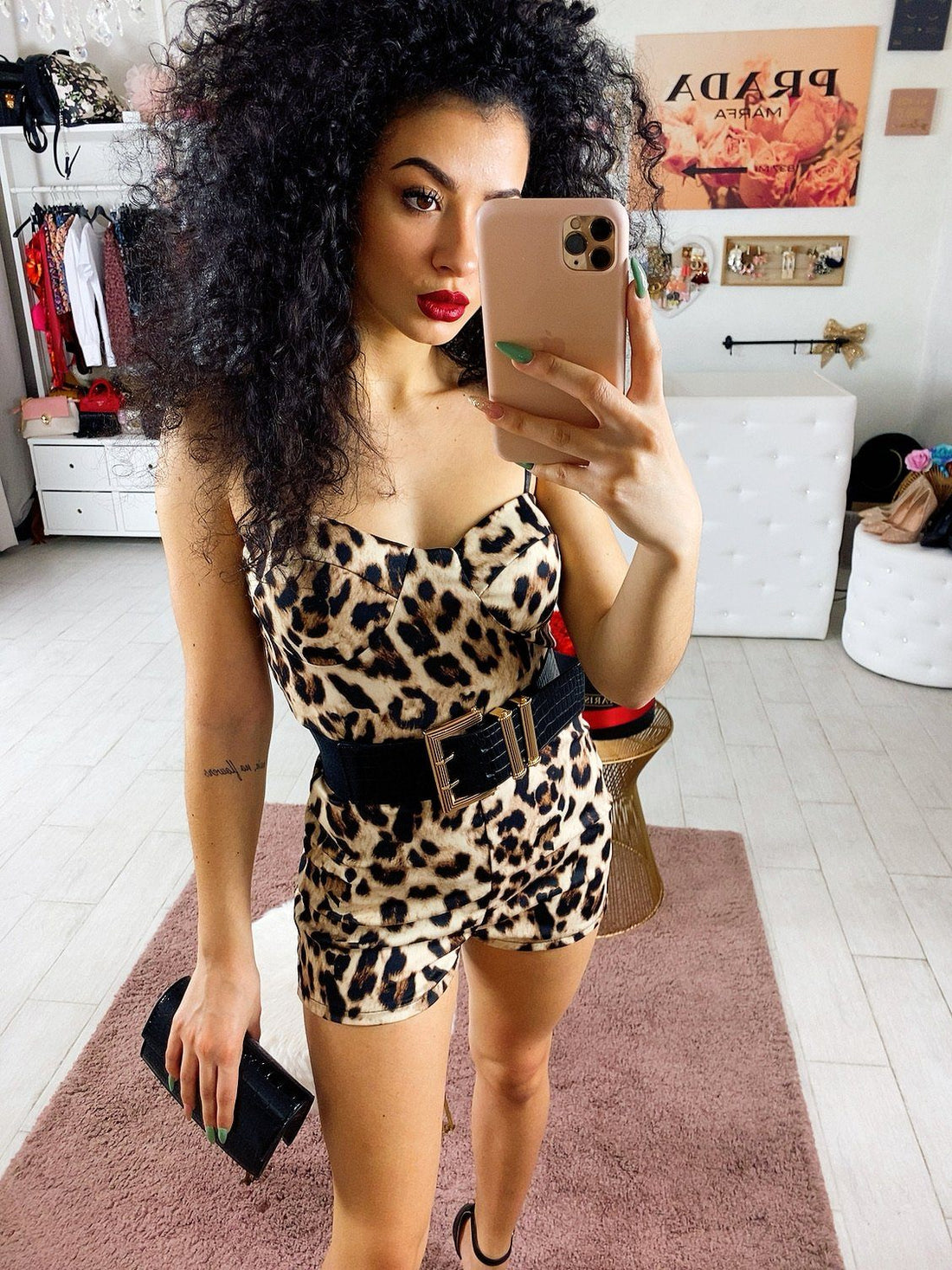 Abito per evento con tutina maculata - R.a. Boutique 