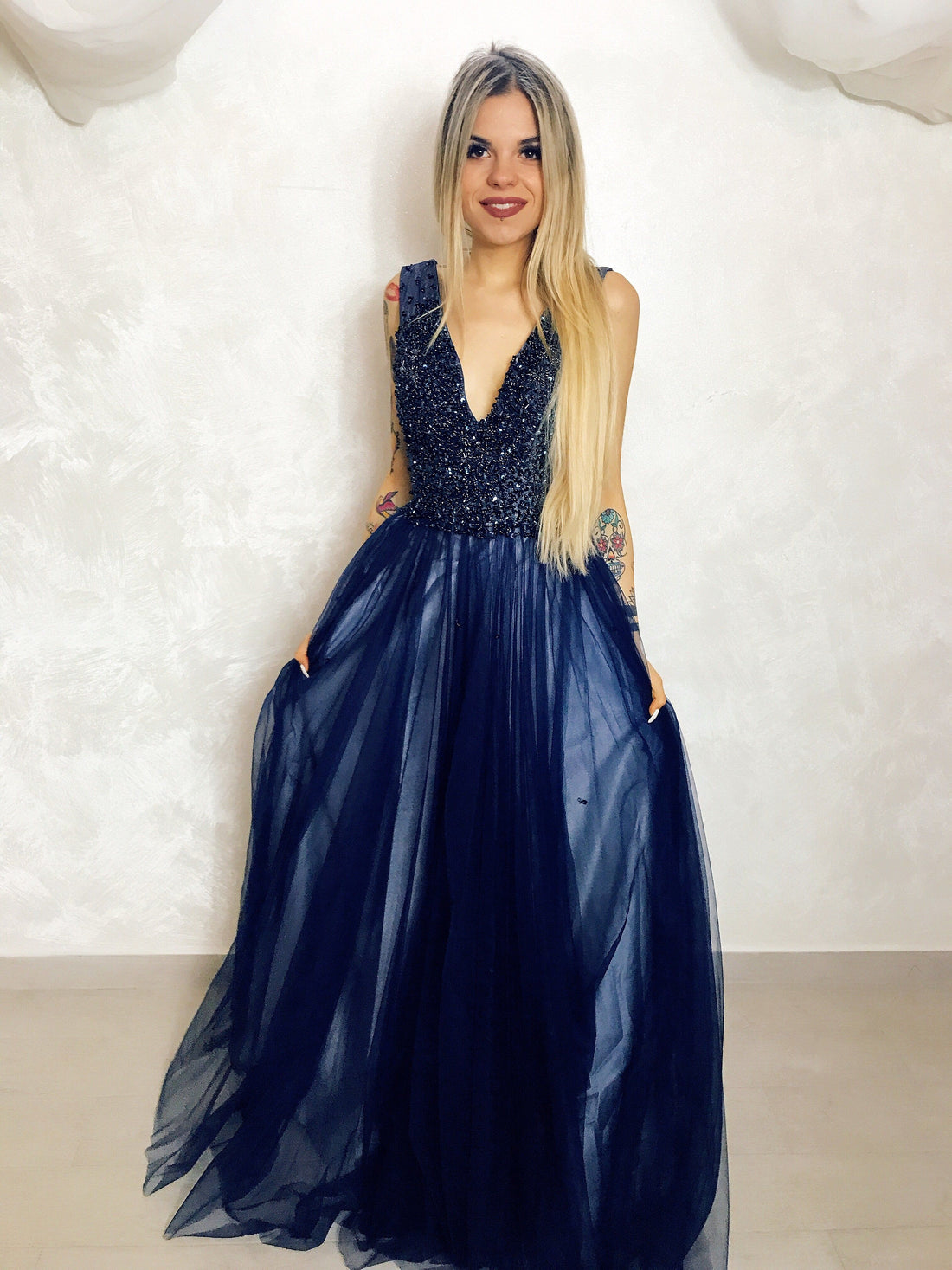 Abito principessa blu - R.a. Boutique 