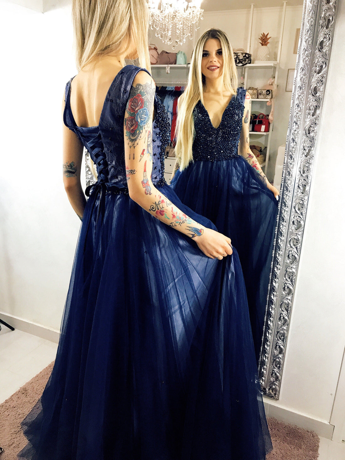 Abito principessa blu - R.a. Boutique 