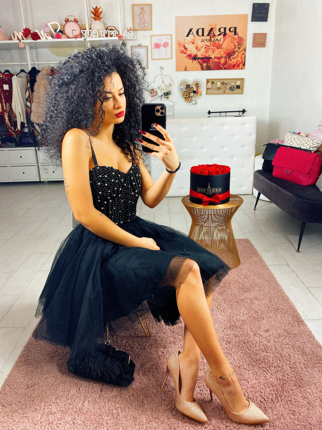 Abito Principessa con perle - R.a. Boutique 