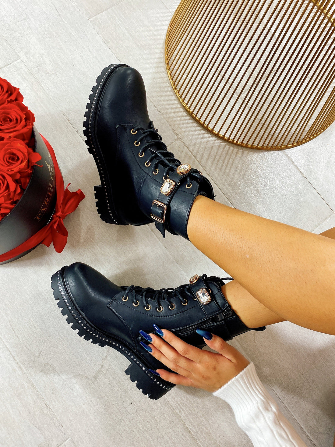 Biker con strass - R.a. Boutique 